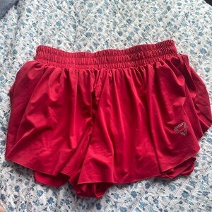 Red Amazon Athletic Shorts